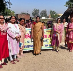 मझिया में गूंजा स्कूल चलो का नारा