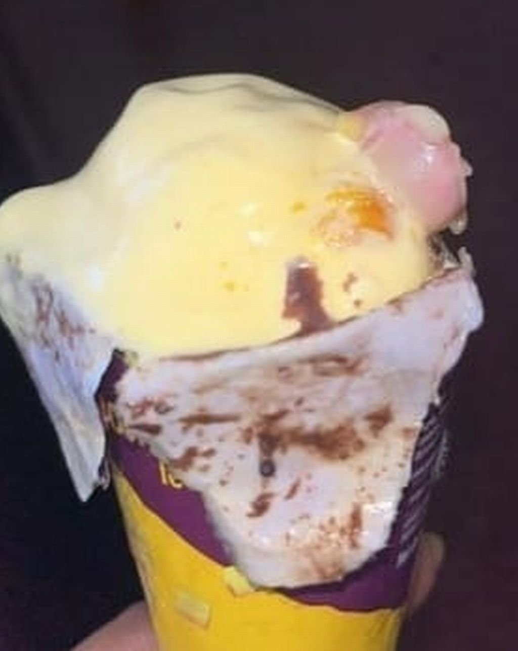 बड़े स्वाद से महिला खा रही थी आइसक्रीम...अचानक अंदर दिखी यह चीज कि निकल पड़ी चीख