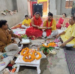 लिंगेश्वरनाथ दक्षिण मुखी हनुमान मंदिर पर हनुमान जी का 14वां वार्षिकोत्सव मनाया