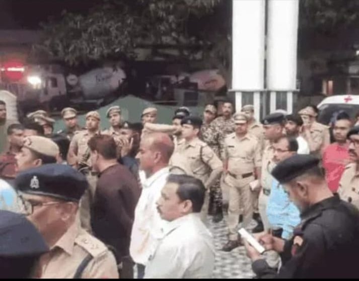 राम-मंदिर परिसर में पीएसी जवान के सीने में गोली लगी