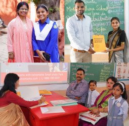 विद्यार्थियों को पहले मिला रिजल्ट, फिर भविष्य के लिए शुभकामनाएं