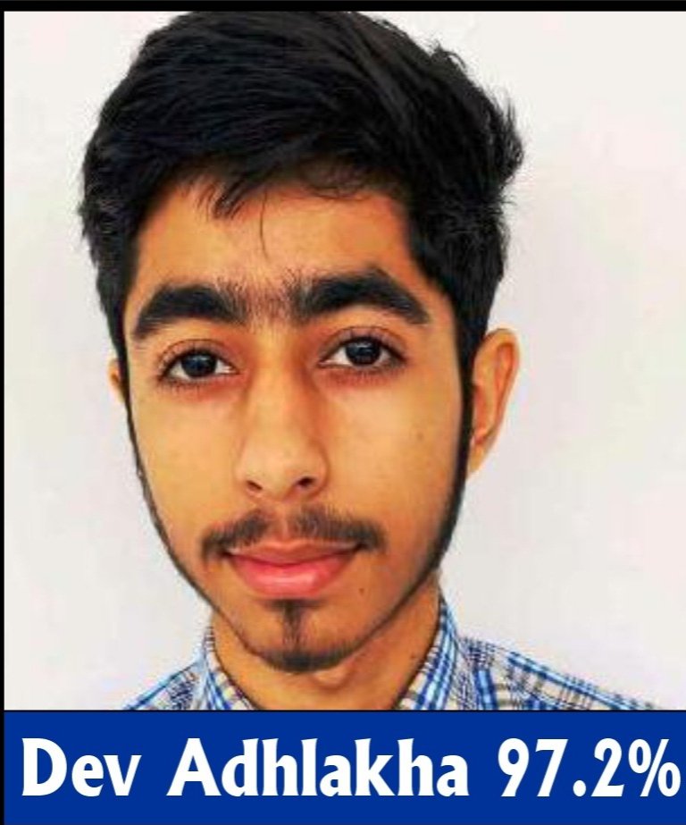 टिथोनस स्कूल में 97.2 प्रतिशत अंक पाकर विद्यालय टॉपर बने देव अदलक्खा