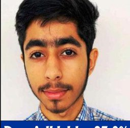 टिथोनस स्कूल में 97.2 प्रतिशत अंक पाकर विद्यालय टॉपर बने देव अदलक्खा