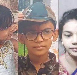 बाइक की सर्विस कराने गया पति, घर में पत्नी व दो बच्चे जिंदा जल गए