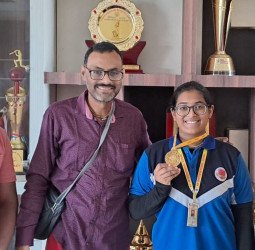 सीबीएसई जोनल बॉक्सिंग प्रतियोगिता में गौरी माहेश्वरी ने झटका गोल्ड