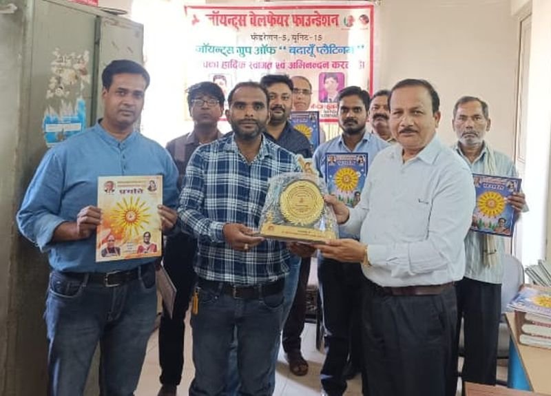 प्रशांत फिर चुने गए जायंट्स वेलफेयर फाउंडेशन प्लेटिनम के अध्यक्ष