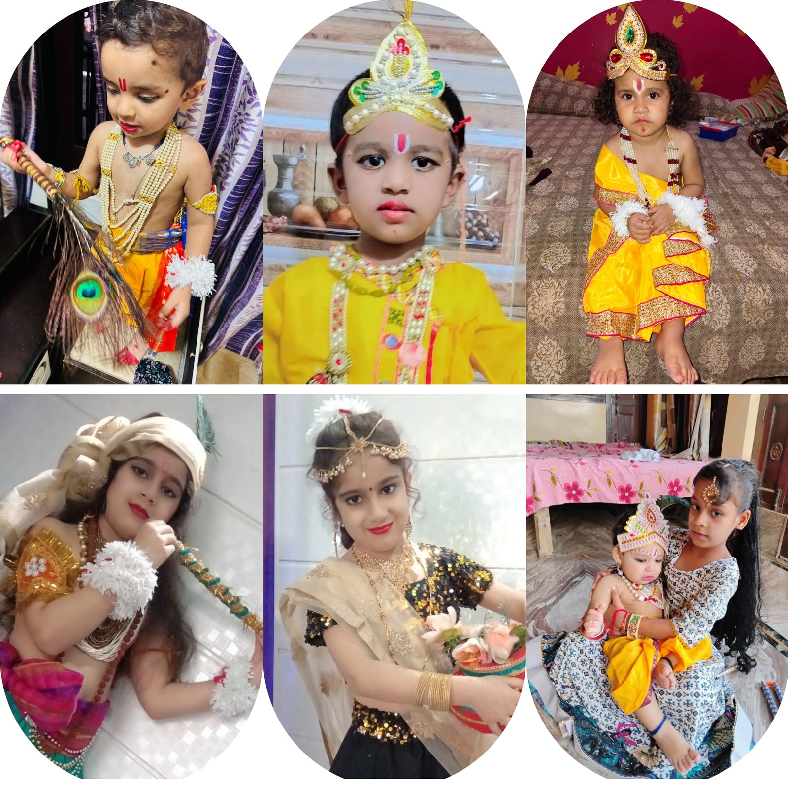 शुभ जन्माष्टमीः कोई बना राधा तो कोई बना कन्हैया...बच्चों पर खूब लुटा प्यार