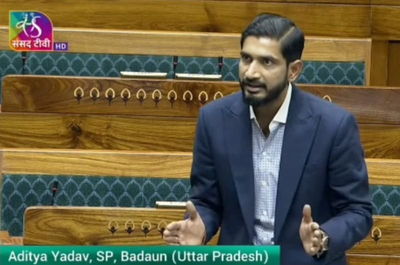 सांसद आदित्य यादव ने लोकसभा में उठाईं क्षेत्र की समस्याएं, बोले- 'जाम की समस्या खत्म करने को बाईपास जरूरी'