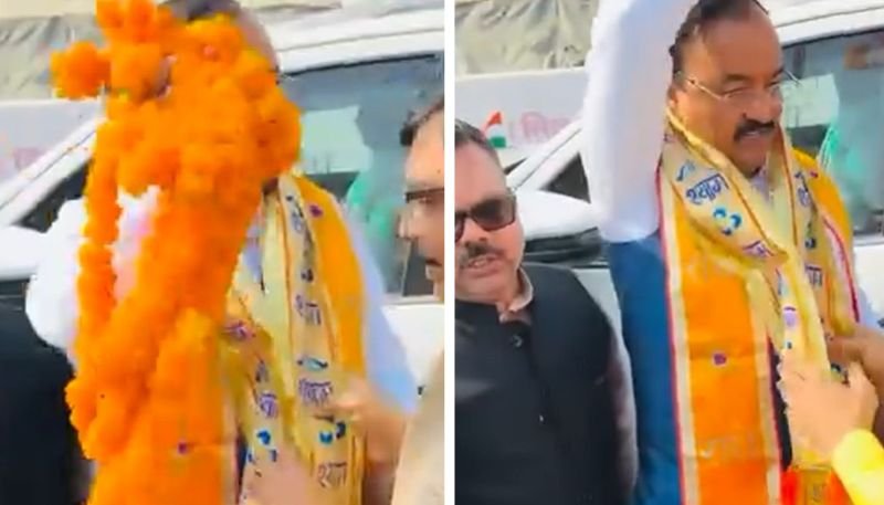 ...और जब डिप्टी सीएम ने पीछे फेंक दी कार्यकर्ताओं की मालाएं, नेताओं का 'आम व्यवहार' या कार्यकर्ताओं का 'तिरस्कार' ! (देखें वीडियो)