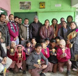 बीआरसी कादरचौक पर हुई स्पेल बी प्रतियोगिता