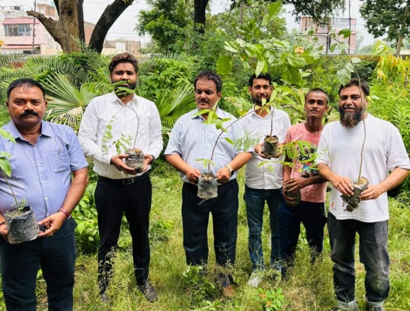 इस्लामियां इंटर कॉलेज में किया गया पौधरोपण