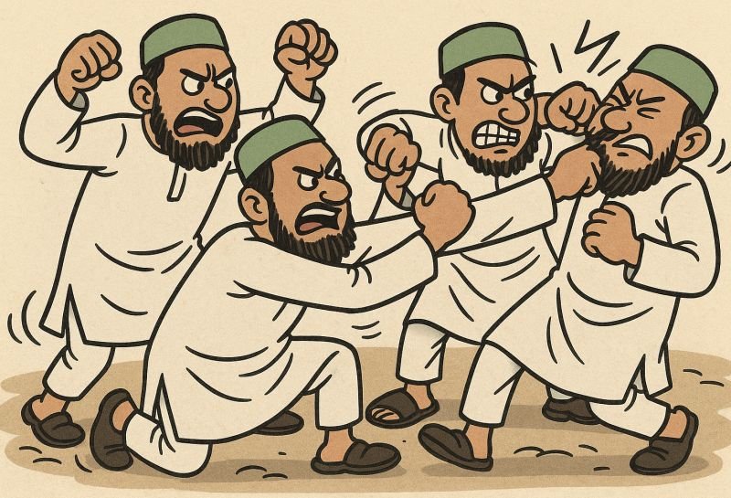 मोहर्रम के जुलूस में भिड़े दो पक्ष, जमकर चले लाठी डंडे, दो लोग घायल