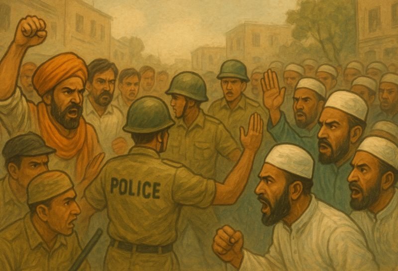 बदायूं में इस जगह टूटा मुस्लिम धर्मस्थल का गुंबद, पुनर्निर्माण की कोशिश पर हिंदू-मुस्लिम आमने-सामने