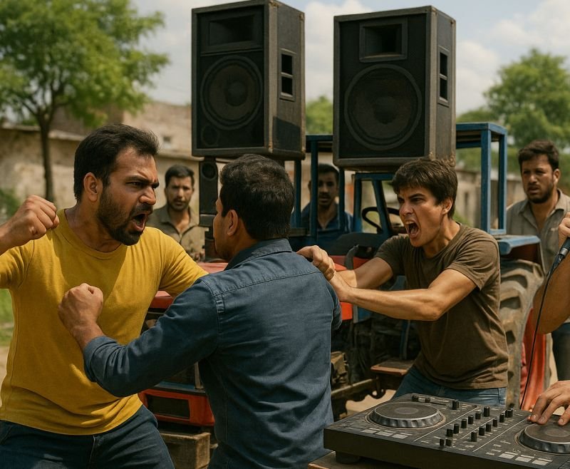 भक्ति का प्रदर्शन या 'शक्ति' का...डीजे की वजह से एक जगह मारपीट, दूसरी जगह जाम