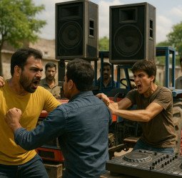 भक्ति का प्रदर्शन या 'शक्ति' का...डीजे की वजह से एक जगह मारपीट, दूसरी जगह जाम