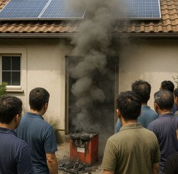 सोलर सिस्टम भी है खतरनाक...बैटरी फटी तो चपेट में आए बुजुर्ग ने तोड़ा दम, पत्नी गंभीर