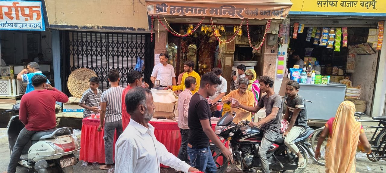 84 घंटा हनुमान मंदिर पर भक्तिभाव एवं धूमधाम से मनाया गया बड़ा मंगल पर्व