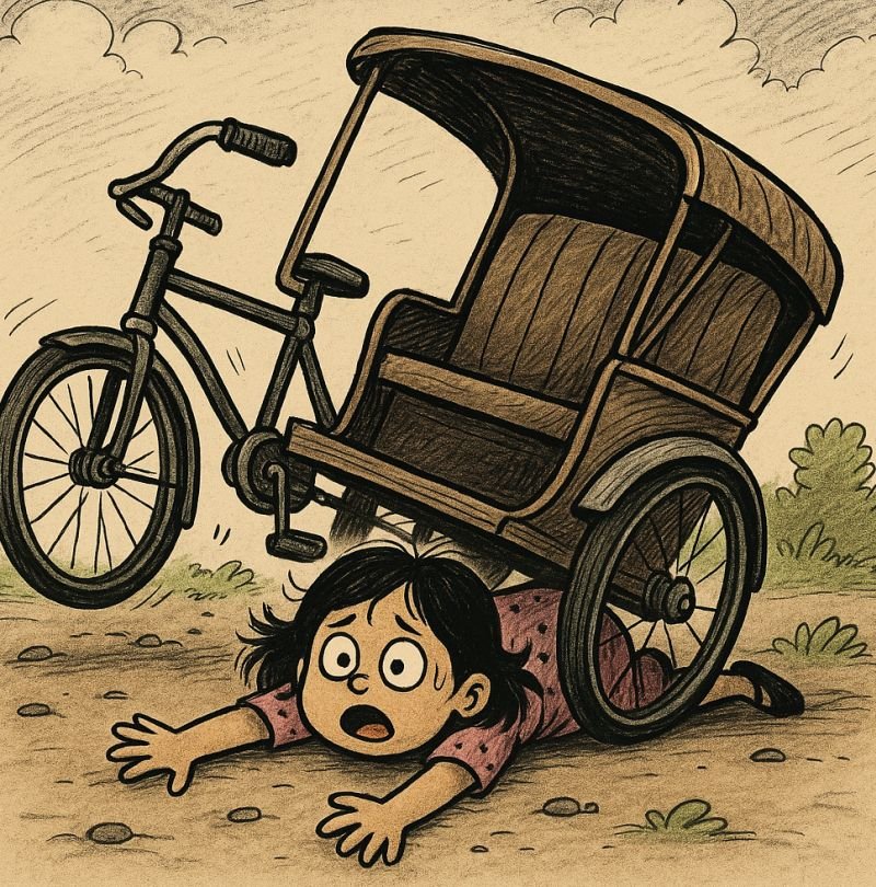 परिवार के साथ मेला जा रही थी छह साल की मासूम, ई-रिक्शा पलटा और चली गई जान