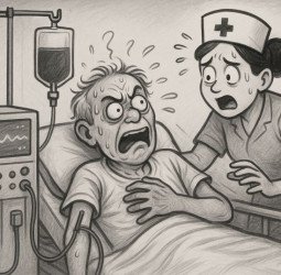 युवक की हो रही थी डायलिसिस, बीच में बिजली गुल होने से मशीन में रह गया आधा खून, मौत