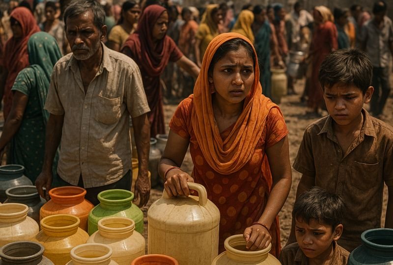 शहर के कई मोहल्लों में पेयजलापूर्ति हुई ठप, लोग परेशान