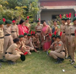 गिंदो देवी महाविद्यालय में मनाया गया एनएससी का 78 वां स्थापना दिवस