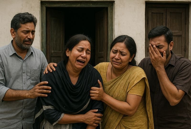 एक घर से उठी दो अर्थियां...बेटे ने हादसे में जान गंवाई, घायल पिता ने भी तोड़ दिया दम