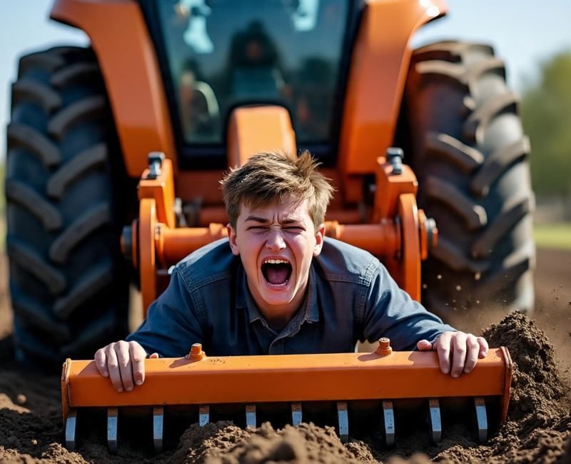 ट्रैक्टर के रोटावेटर में फंस गया युवक, परिजन बोले- हत्या की गई