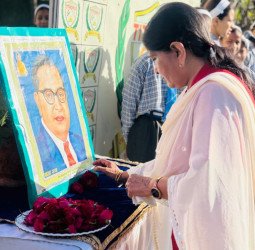 टिथोनस इंटरनेशनल स्कूल में मनाई आंबेडकर जयंती, बच्चों ने पेश किए कार्यक्रम