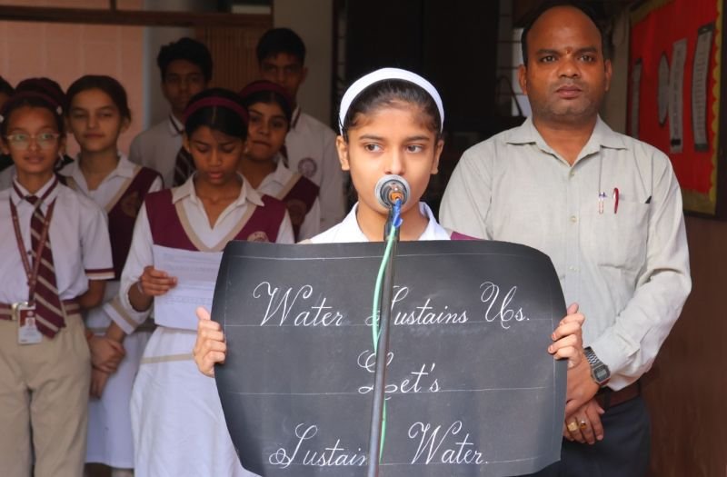 मदर एथीना स्कूल में ‘जल पखवाड़ा 2026’ के अंतर्गत ली जल संरक्षण की शपथ