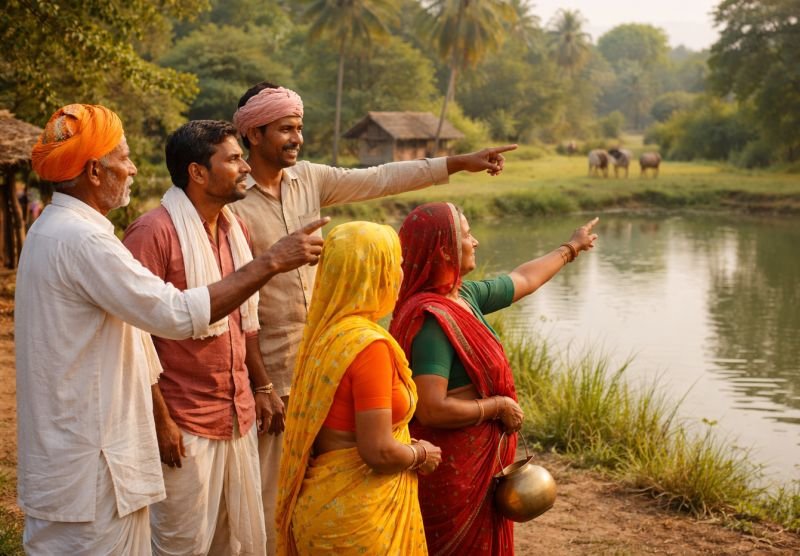 बदायूं के इस गांव में होलिका दहन पर छाया संकट...पुलिस पहुंची फिर भी नहीं बनी बात