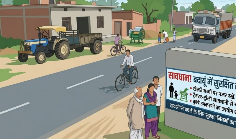 बदायूं में हादसे, तीन की मौतः घर के बाहर खेल रहे मासूम को ट्रैक्टर ने कुचल डाला, ट्रक की टक्कर से व्यापारी की मौत