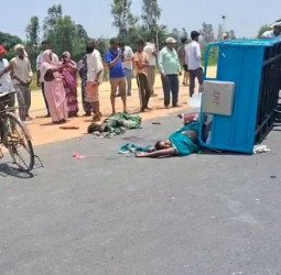 बदायूं में हादसाः ट्रैक्टरों की रेस और सड़क पर फैली मक्का ने ले ली छह महिलाओं की जान