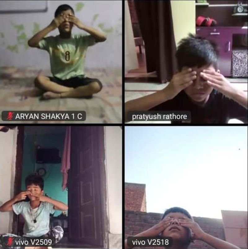 मदर एथीना स्कूल में ऑनलाइन योग कार्यशाला के सातवें दिन इम्युनिटी बढ़ाने पर दिया गया जोर