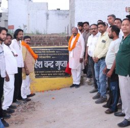शहर विधायक ने किया सीसी रोड का लोकार्पण, 15 लाख की लागत से हुआ है निर्माण
