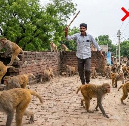 बंदरों को भगाने गया था युवक, छत पर मौत कर रही थी इंतजार